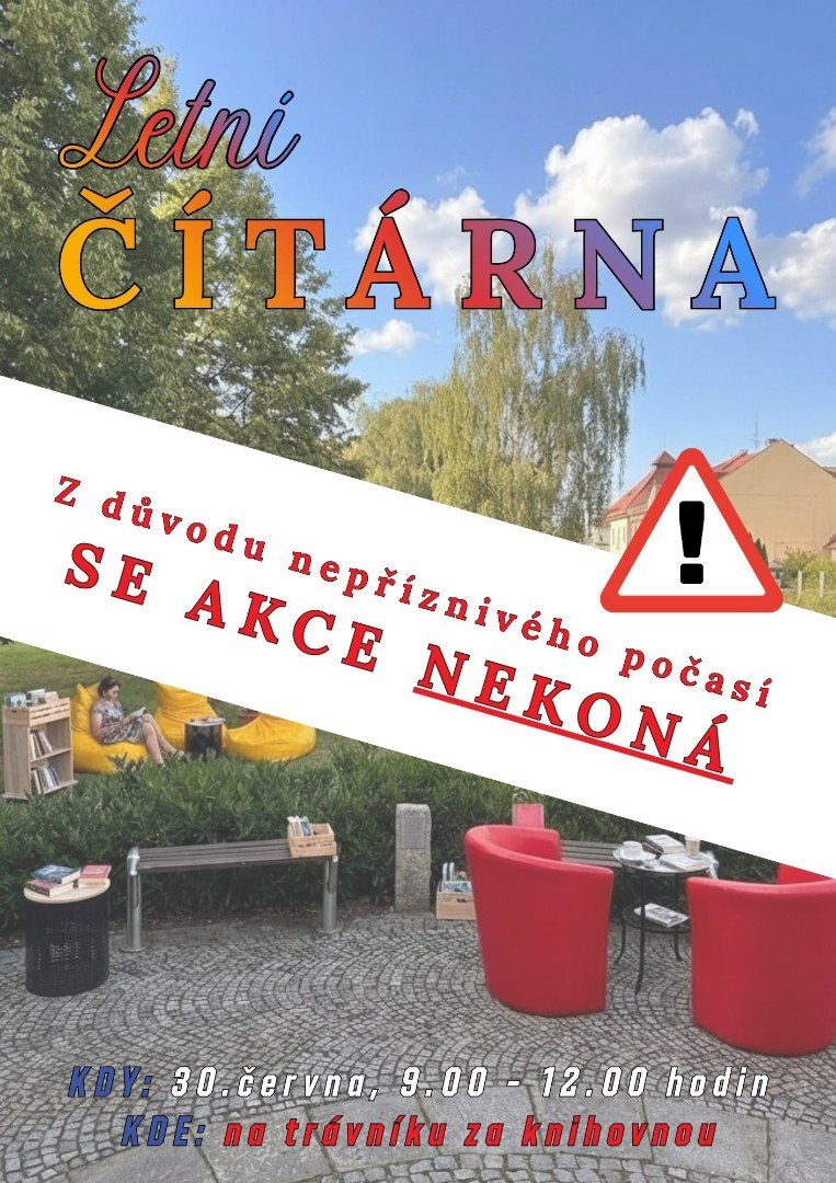 ZRUŠENO - Letní čítárna