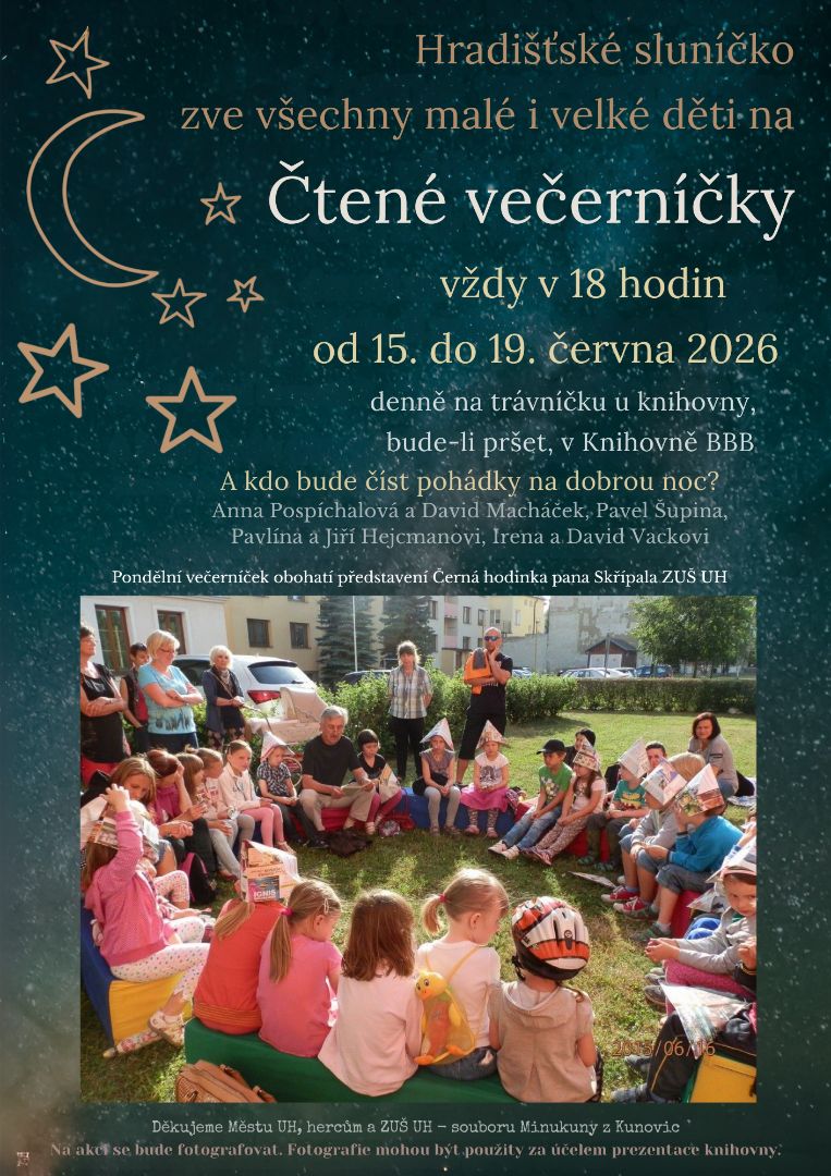 Hradišťské sluníčko opět přinese čtené večerníčky